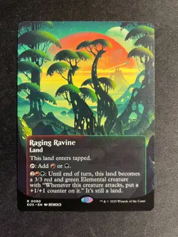 MTG Raging Ravine (Borderless), NM-Mint, (EOS #0080) Regular - Image 1