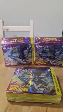 MTG March of the Machine Collector Booster Box English X6 - Image 2