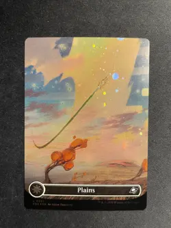MTG Plains (Borderless), NM-Mint, (EOE 0367) Galaxy Foil - Image 1