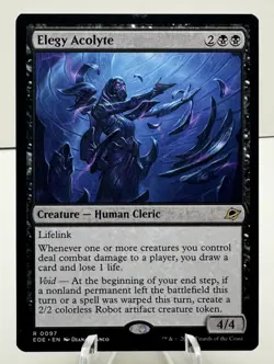 Elegy Acolyte X4 Playset 0097: Magic the Gathering(mtg) - Image 1