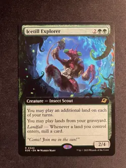 MTG Icetill Explorer (Extended Art), NM-Mint, (EOE #0343) Regular - Image 1