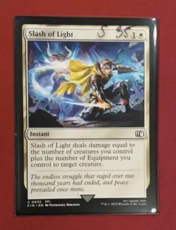Slash of Light - 32 - FIN - NM - MTG Magic the Gathering - Image 1