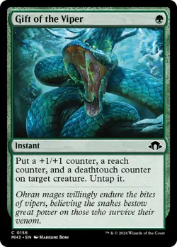 🧙Gift Of The Viper C 0156 FOIL MH3 Modern Horizons 3 MTG - Image 1