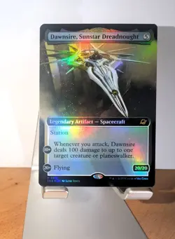 Dawnsire, Sunstar Dreadnought Edge of Eternities Extended Art Foil MTG NM - Image 1