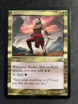 MTG Radha, Heir to Keld (Retro Frame), NM-Mint, (DMR #364) Regular - Image 1