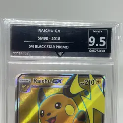 POKEMON RAICHU GX SPECIAL COLLECTION SM90 Get Graded 9.5 - Image 3