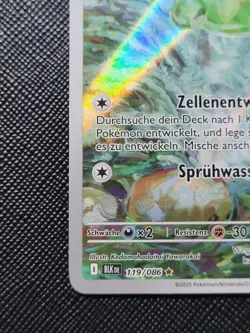 Pokemon Schwarze Blitze Mitodos 119/086 - Deutsch - Near Mint - BLK - AR / IR - Image 4