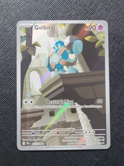 Pokemon Schwarze Blitze Golbit 122/086 - Deutsch - Near Mint - Illustration Rare - Image 1