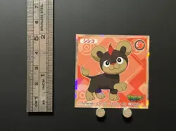 Litleo Pokemon X & Y Sticker Decal Holo Nintendo Japanese Anime Collection N - Image 2