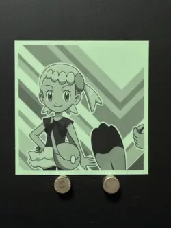 Litleo Pokemon X & Y Sticker Decal Holo Nintendo Japanese Anime Collection N - Image 5