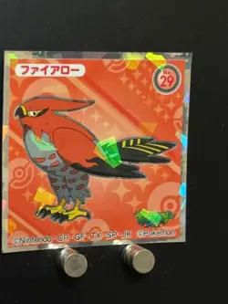 Talonflame Pokemon X & Y Sticker Decal Holo Nintendo Japanese Anime Collection N - Image 3