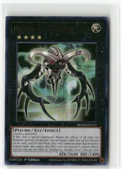 Yugioh Number 69: Heraldry Crest BLMM-EN153 Ultra Rare NM 1st Ed - Image 1