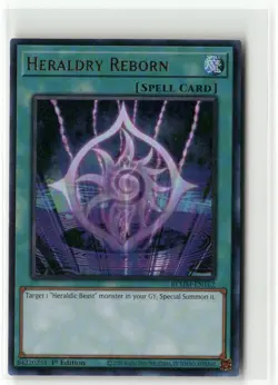 Yugioh Heraldry Reborn BLMM-EN162 Ultra Rare NM 1st Ed - Image 1