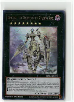 Yugioh Dingirsu, the Orcust of the Evening Star BLMM-EN090 Ultra Rare NM 1st Ed - Image 1
