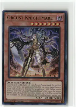 Yugioh Orcust Knightmare BLMM-EN087 Ultra Rare NM 1st Ed - Image 1