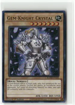 Yugioh Gem-Knight Crystal BLMM-EN100 Ultra Rare NM 1st Ed - Image 1