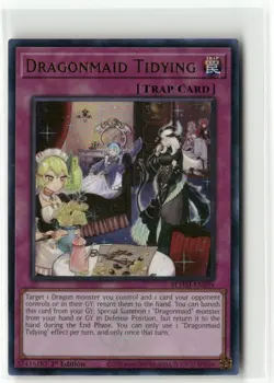 Yugioh Dragonmaid Tidying BLMM-EN069 Ultra Rare NM 1st Ed - Image 1