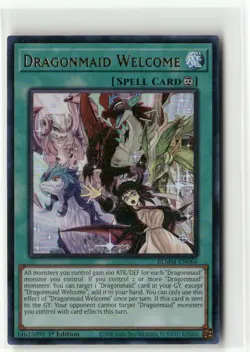Yugioh Dragonmaid Welcome BLMM-EN066 Ultra Rare NM 1st Ed - Image 1