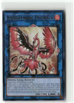 Yugioh Knightmare Phoenix BLMM-EN091 Ultra Rare NM 1st Ed - Image 1