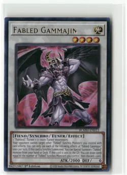 Yugioh Fabled Gammajin BLMM-EN013 Ultra Rare NM 1st Ed - Image 1