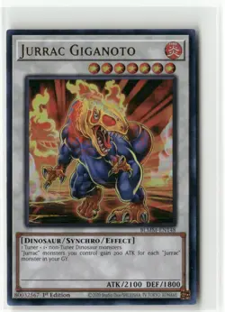 Yugioh Jurrac Giganoto BLMM-EN148 Ultra Rare NM 1st Ed - Image 1