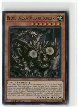 Yugioh Redox, Dragon Ruler of Boulders BLMM-EN117 Ultra Rare NM 1st Ed - Image 1