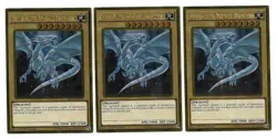 3x Blue-Eyes White Dragon - (MVP1-ENG55 - 1st Ed - Gold Rare) - NM - Yugioh - Image 1