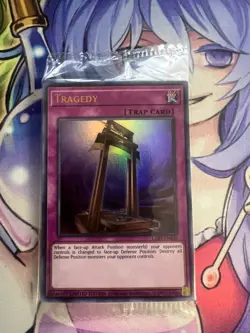 TRAGEDY SEALED LART-EN030 LOST ART ULTRA RARE NEAR MINT YUGIOH - Image 1