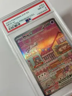 Mew Ex SVP 053 •PSA8 NM/MT• Promo 151 Ultra Premium Collection Pokemon Card - Image 3