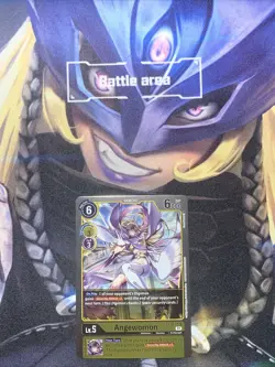 Angewomon ST10-05 (R) Digimon FOIL Card - Image 1