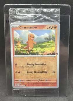 Charmander 004/165 Pokemon 151 EB Games Stamp Promo Sealed Pokemon Card - Image 1