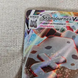 Pokemon TCG 2020 Stonjourner VMAX Sword&Shield Holo Rare Card #116/202 Near Mint - Image 3