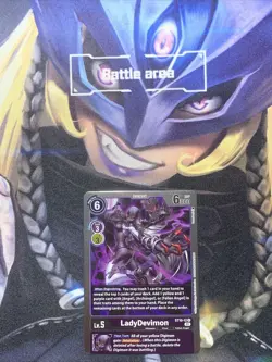 LadyDevimon ST10-12 (R) Digimon FOIL Card - Image 1