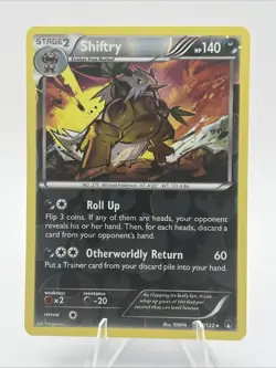 Shiftry 73/122 Pokemon Card XY Breakpoint Rare Reverse Holo TCG NM LP - Image 1