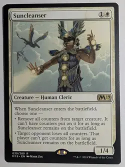 Suncleanser x1 M19 Core Set 2019 Magic the Gathering MTG LP/NM - Image 1