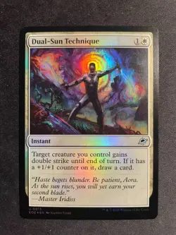 MTG Dual-Sun Technique, NM-Mint, (EOE #0013) Foil - Image 1