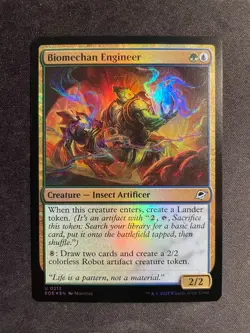MTG Biomechan Engineer, NM-Mint, (EOE #0213) Foil - Image 1