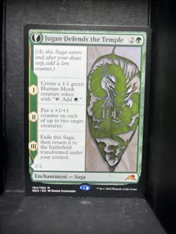 MTG Jugan Defends the Temple Kamigawa: Neon Dynasty Mythic #194 NM Fresh Pull - Image 1