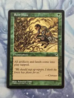 Root Maze - Tempest - Magic the Gathering - MTG - Light Play - Image 1