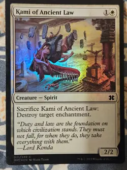 Kami of Ancient Law FOIL Modern Masters 2015 MTG Magic - Image 1