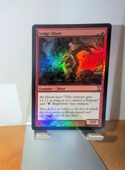 Sedge Sliver Time Spiral Remastered Foil MTG NM - Image 1