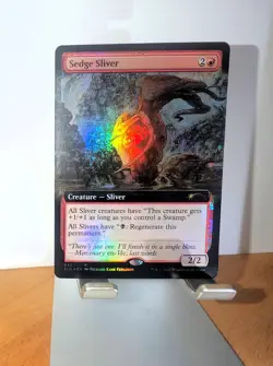 Sedge Sliver (Extended Art) Secret Lair Drop Foil MTG NM - Image 1