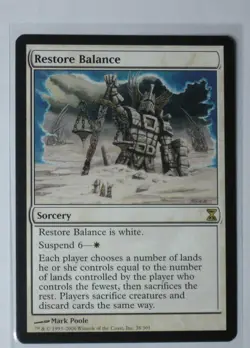 Restore Balance - Time Spiral - MTG Magic the Gathering - Image 1
