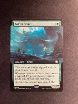 MTG Baloth Prime (Extended Art), NM-Mint, (EOC #0033) Regular - Image 1