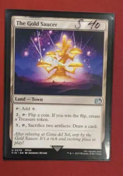 The Gold Saucer - 279 - FIN - NM - MTG Magic the Gathering - Image 1