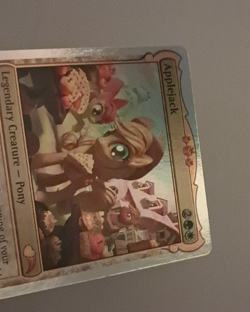 Applejack FOIL LP Secret Lair My Little Pony MTG Magic the Gathering - Image 3