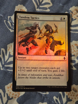 Tandem Tactics FOIL Battle for Zendikar MTG Magic - Image 3