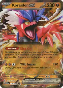 Koraidon ex - 125/198 - Double Rare - NM - Scarlet & Violet Base Set - Pokemon - Image 1