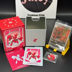 2025 Pokemon TCG S-Chinese Scizor Metal Deck Storage Box (Tin Box) - Image 3