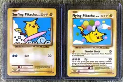pokemon cards pikachu surfing and Flying - Image 1